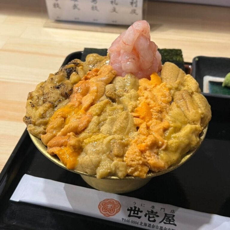 5種類のうにを同時に味わえる最強のうに丼『5大うに食べ比べ丼』!【うに専門店世壱屋 小樽運河店】(北海道小樽市) | 日本全国食べ歩き